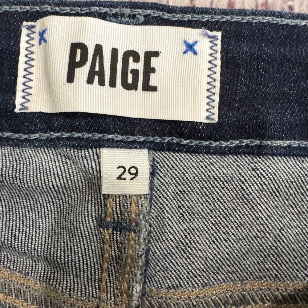 PAIGE Brigitte Transcend Vintage Boyfriend Jeans 29 NWT Gibson Distressed - Picture 7 of 10